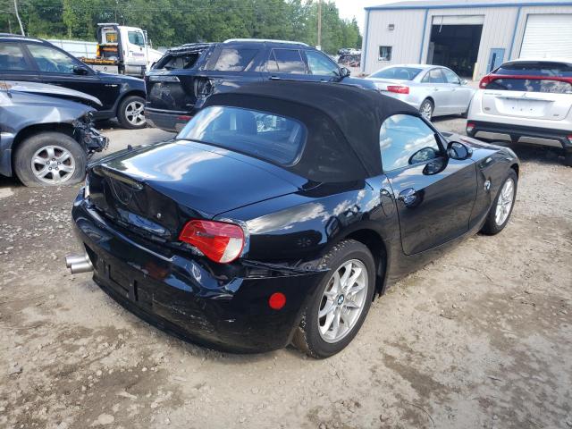 4USBU33517LW60797 - 2007 BMW Z4 BLACK photo 4