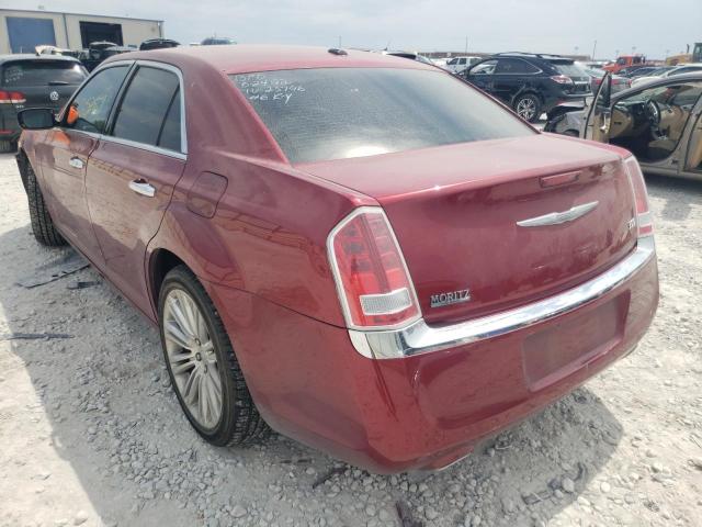 2C3CA5CG2BH536189 - 2011 CHRYSLER 300 LIMITE MAROON photo 3