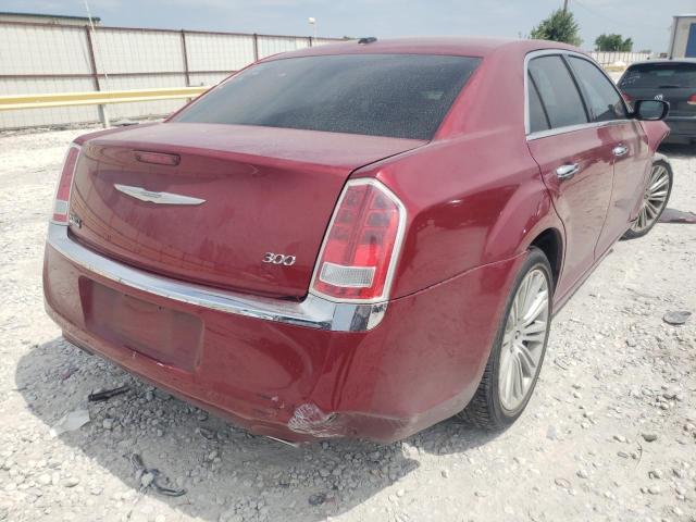 2C3CA5CG2BH536189 - 2011 CHRYSLER 300 LIMITE MAROON photo 4