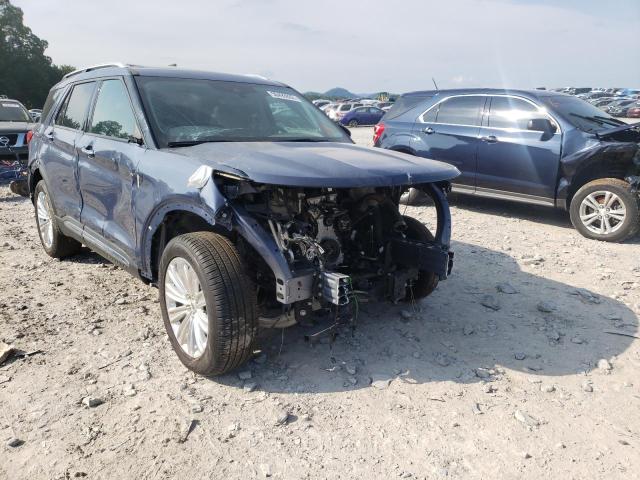 1FMSK7FHXMGA55671 - 2021 FORD EXPLORER BLUE photo 1