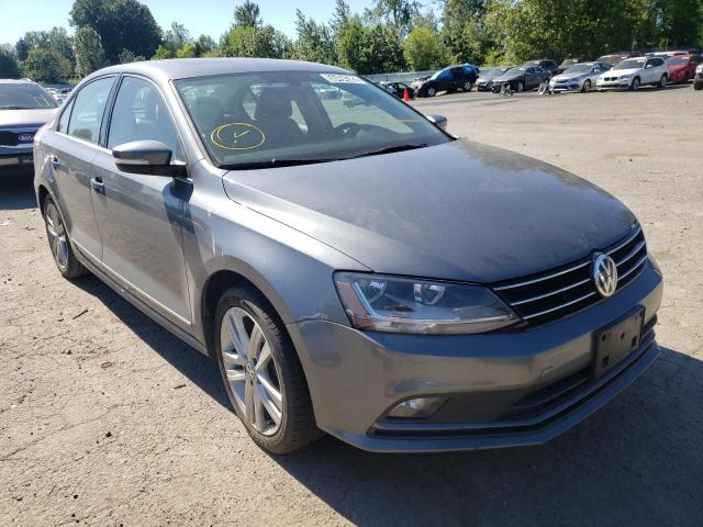 3VWL17AJ9HM371786 - 2017 VOLKSWAGEN JETTA SEL GRAY photo 1