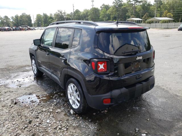 ZACNJABBXKPK37676 - 2019 JEEP RENEGADE L BLACK photo 3