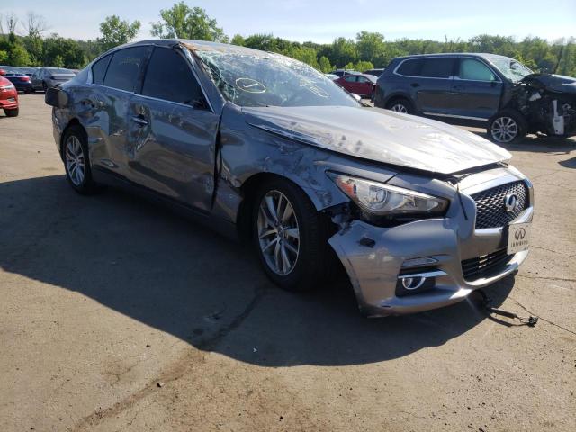 JN1EV7AP9GM302338 - 2016 INFINITI Q50 PREMIU GRAY photo 1