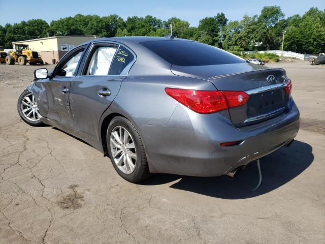 JN1EV7AP9GM302338 - 2016 INFINITI Q50 PREMIU GRAY photo 3