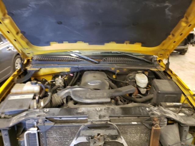 3GNEC13T73G345915 - 2003 CHEVROLET AVALANCHE YELLOW photo 7