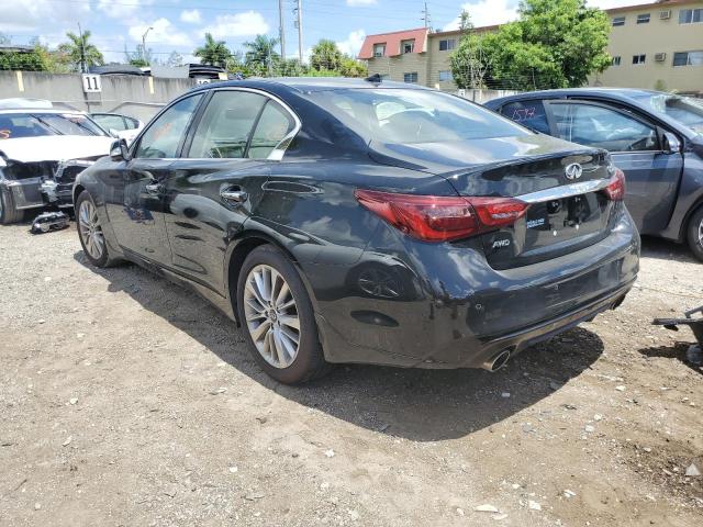 JN1EV7BR5NM341778 - 2022 INFINITI Q50 LUXE BLACK photo 3