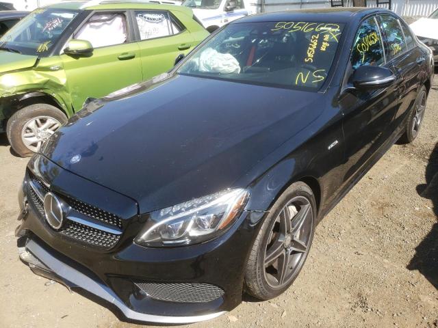 55SWF6EB7GU104288 - 2016 MERCEDES-BENZ C 450 4MAT BLACK photo 2