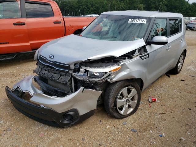 KNDJN2A24K7673157 - 2019 KIA SOUL SILVER photo 2