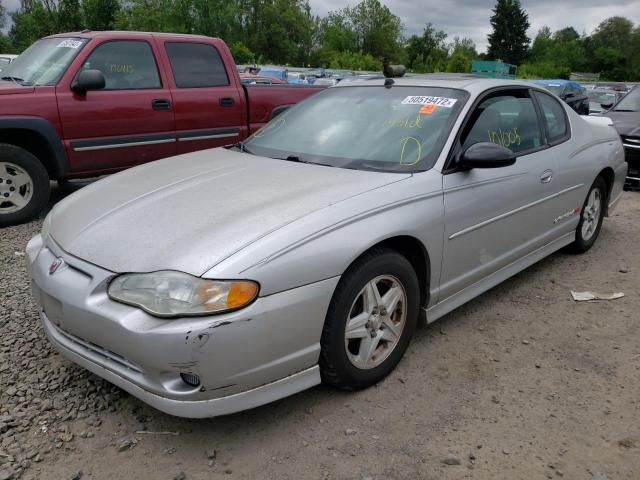 2G1WX12K039115260 - 2003 CHEVROLET MONTE CARL ვერცხლისფერი ფოტო 2