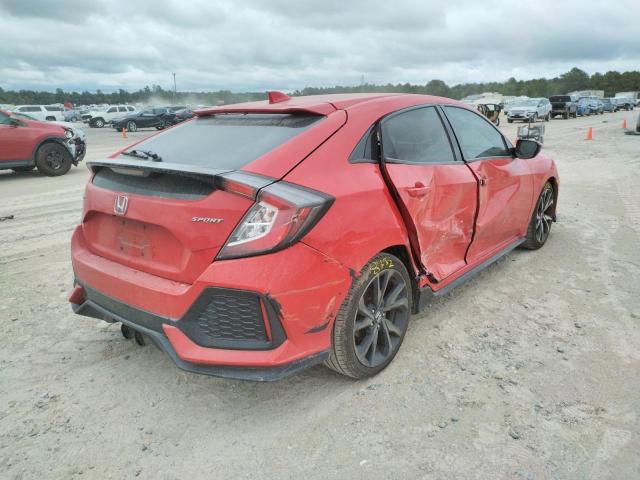 SHHFK7H47HU221062 - 2017 HONDA CIVIC SPOR RED photo 4