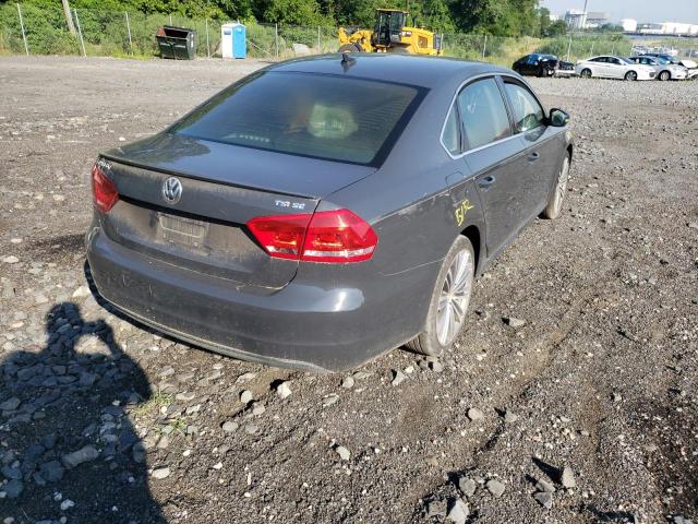 1VWBT7A30FC020304 - 2015 VOLKSWAGEN PASSAT SE CHARCOAL photo 4