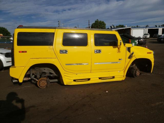 5GRGN23UX3H102906 - 2003 HUMMER H2 YELLOW photo 9