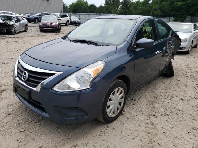 3N1CN7AP4GL876444 - 2016 NISSAN VERSA S BLUE photo 2