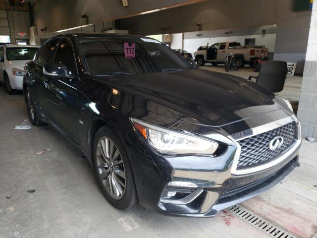 JN1EV7ARXJM430886 - 2018 INFINITI Q50 LUXE BLACK photo 1