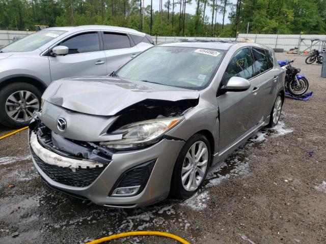 JM1BL1M54B1380310 - 2011 MAZDA 3 S SILVER photo 2