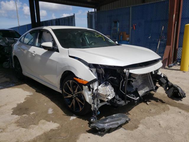 2HGFC2F81MH507227 - 2021 HONDA CIVIC SPOR WHITE photo 1