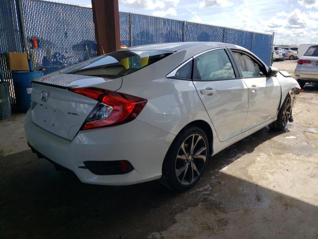 2HGFC2F81MH507227 - 2021 HONDA CIVIC SPOR WHITE photo 4