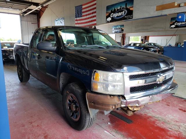 1GCEC19X37Z603954 - 2007 CHEVROLET SILVERADO BLACK photo 1