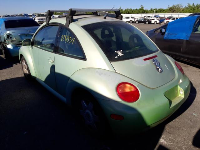 3VWCK21C31M470644 - 2001 VOLKSWAGEN NEW BEETLE GREEN photo 3
