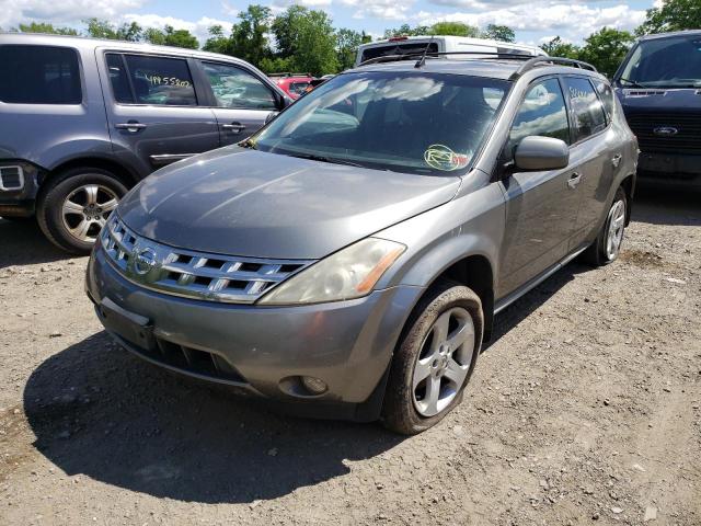 JN8AZ08W25W414201 - 2005 NISSAN MURANO GRAY photo 2