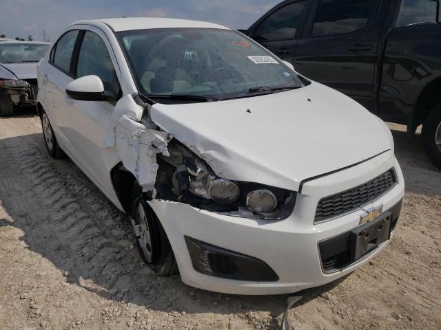 1G1JA5SH9D4149502 - 2013 CHEVROLET SONIC WHITE photo 1