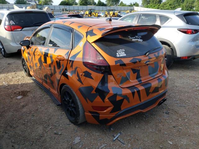 3FADP4GX4JM132402 - 2018 FORD FIESTA ST ORANGE photo 3