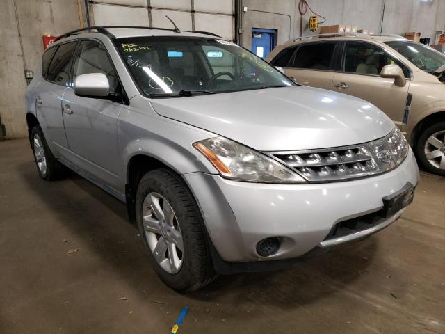 JN8AZ08WX7W635211 - 2007 NISSAN MURANO SL SILVER photo 1