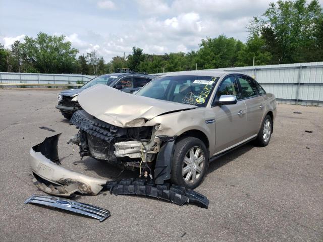 1FAHP28W28G109958 - 2008 FORD TAURUS BEIGE photo 2