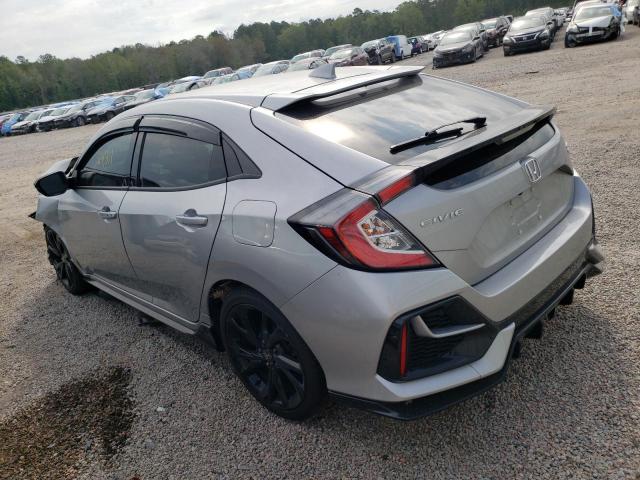 SHHFK7H90KU421171 - 2019 HONDA CIVIC SPOR SILVER photo 3