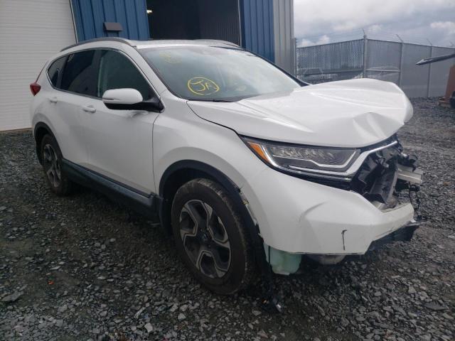 2HKRW2H9XKH142205 - 2019 HONDA CR-V TOURI WHITE photo 1