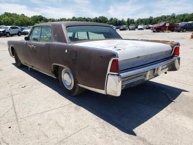 4Y82N424616 - 1964 LINCOLN CONTINENTL PURPLE photo 3