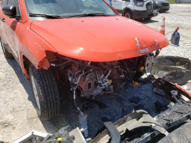 3C4NJCAB3LT257746 - 2020 JEEP COMPASS SP ORANGE photo 9