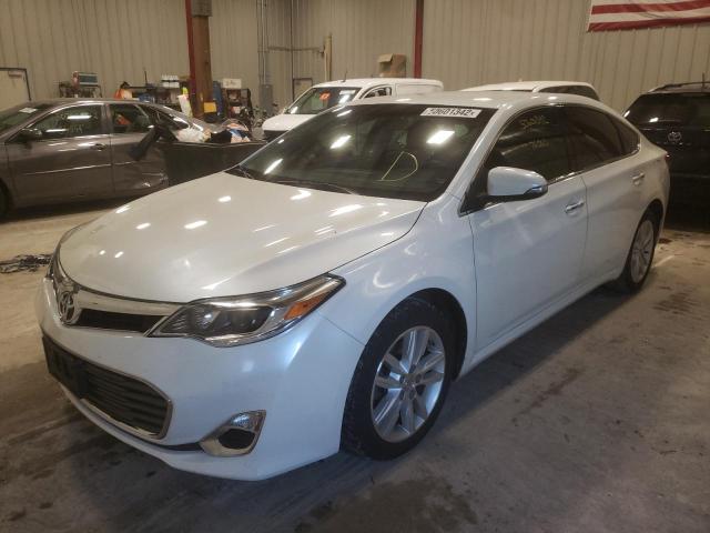 4T1BK1EB7FU152938 - 2015 TOYOTA AVALON XLE WHITE photo 2