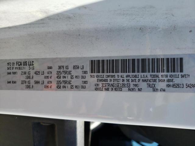 3C6TRVNG1GE129153 - 2016 RAM PROMASTER 白色 照片 10