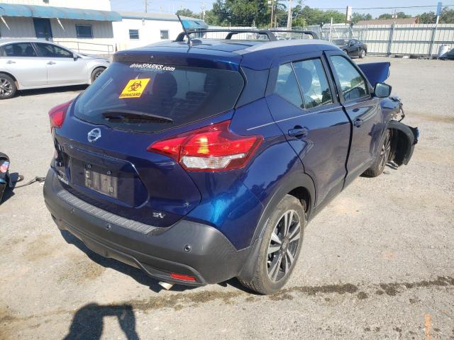 3N1CP5CV4LL503389 - 2020 NISSAN KICKS SV BLUE photo 4