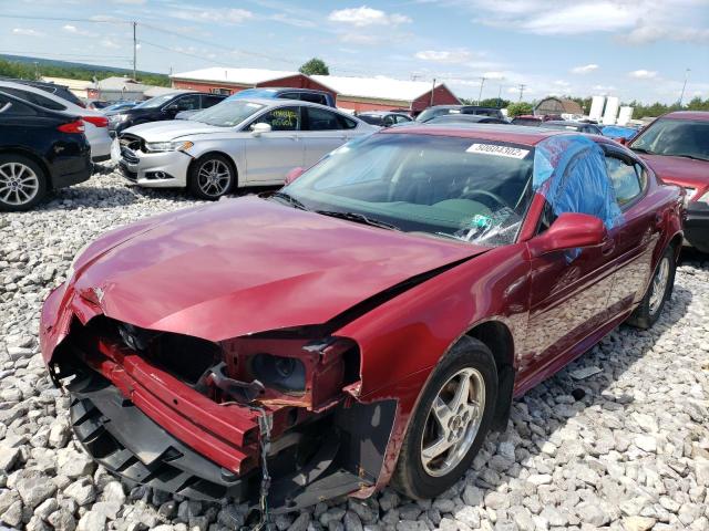 2G2WS522341366341 - 2004 PONTIAC GRAND PRIX მუქწითელი ფოტო 2