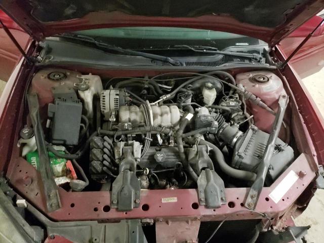 2G2WS522341366341 - 2004 PONTIAC GRAND PRIX მუქწითელი ფოტო 7