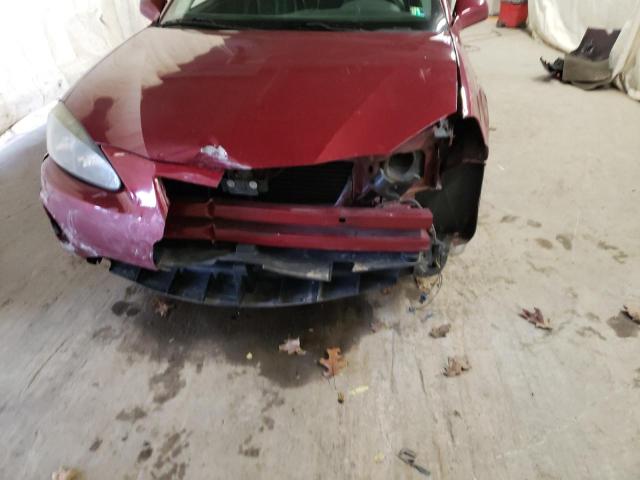 2G2WS522341366341 - 2004 PONTIAC GRAND PRIX მუქწითელი ფოტო 9