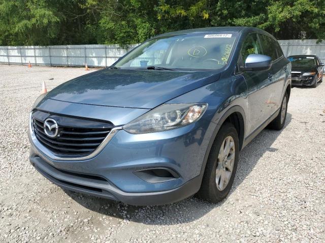 JM3TB2BA3E0428460 - 2014 MAZDA CX-9 SPORT BLUE photo 2