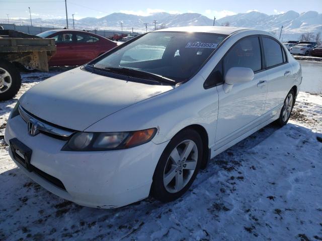 1HGFA16846L093785 - 2006 HONDA CIVIC EX WHITE photo 2