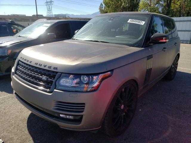 SALGS2DF2DA112021 - 2013 LAND ROVER RANGE ROVE GRAY photo 2