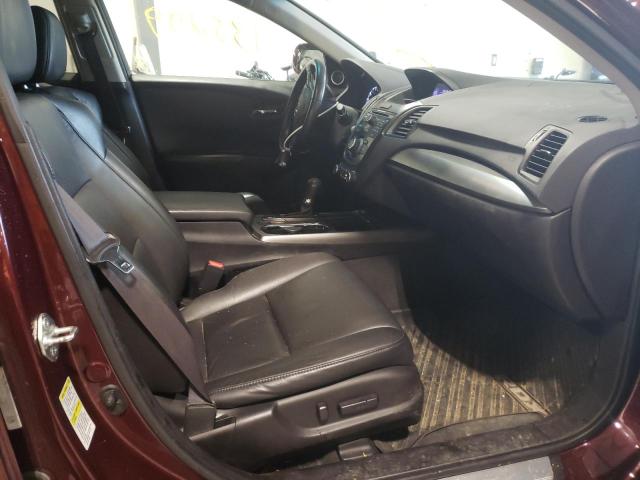 5J8TB4H3XEL802303 - 2014 ACURA RDX BURGUNDY photo 5