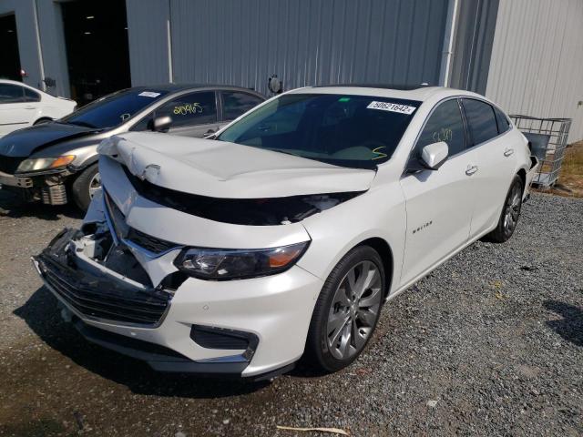 1G1ZH5SX1GF339664 - 2016 CHEVROLET MALIBU PRE WHITE photo 2