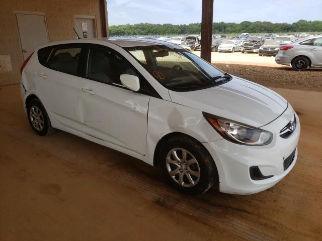 KMHCT5AE7EU149349 - 2014 HYUNDAI ACCENT WHITE photo 1