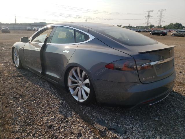 5YJSA1CP4DFP04147 - 2013 TESLA MODEL S Մոխրագույն լուսանկար 3