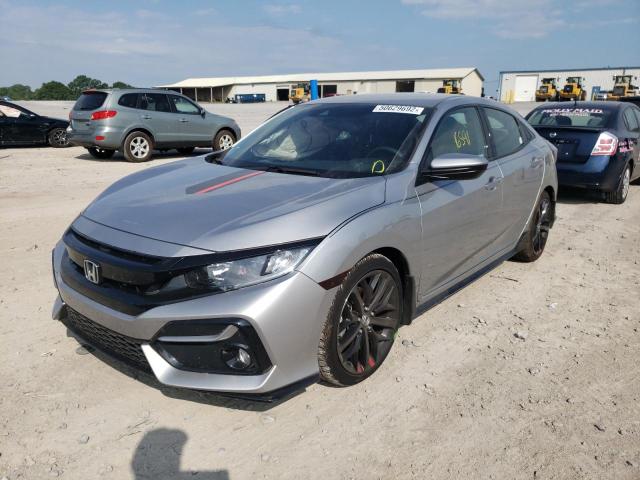 SHHFK7H40MU221995 - 2021 HONDA CIVIC SPOR 灰色 照片 2