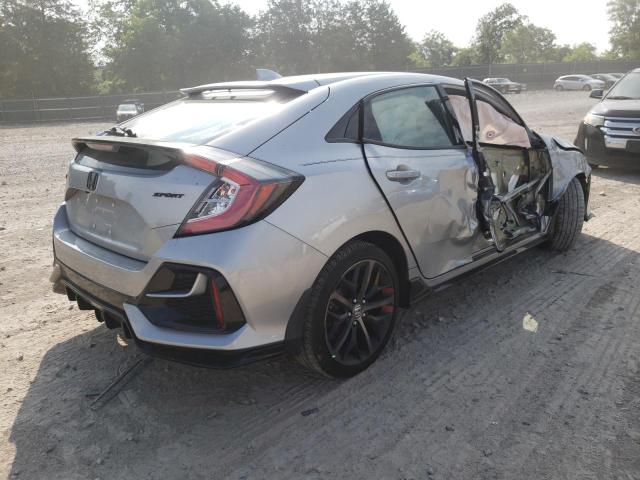 SHHFK7H40MU221995 - 2021 HONDA CIVIC SPOR 灰色 照片 4