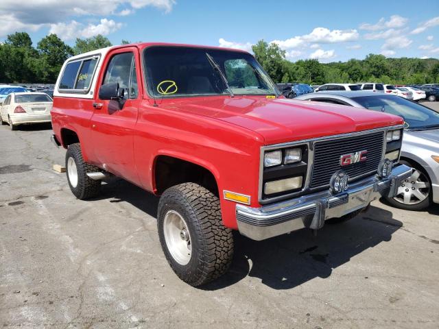 1GKEV18K3MF511731 - 1991 GMC JIMMY V15 RED photo 1