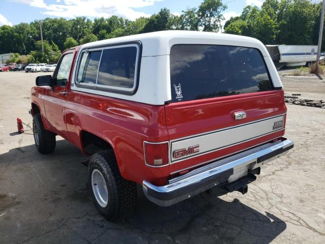 1GKEV18K3MF511731 - 1991 GMC JIMMY V15 RED photo 3