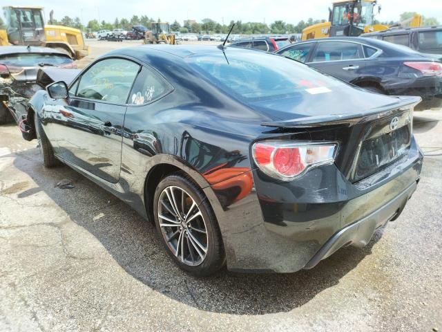 JF1ZNAA16D1719510 - 2013 TOYOTA SCION FR-S BLACK photo 3